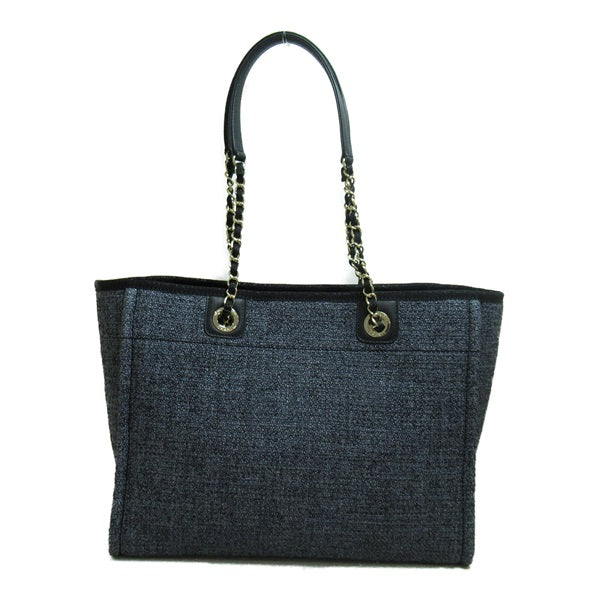 Tweed Deauville Chain Tote Bag