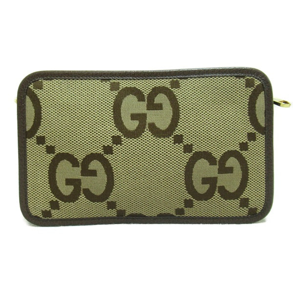 Gucci Jumbo GG Canvas Mini Bag Canvas Shoulder Bag 696075 in Excellent condition
