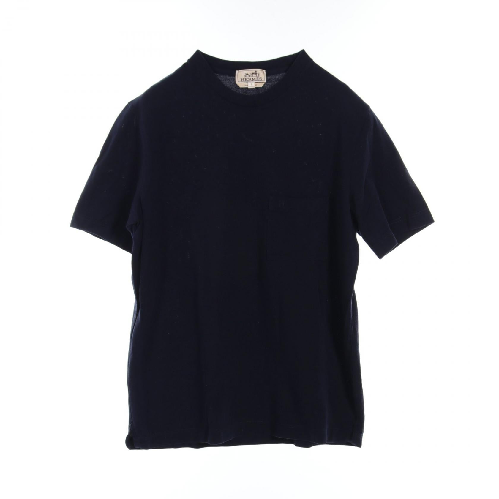 Hermes Cotton T-Shirt Navy