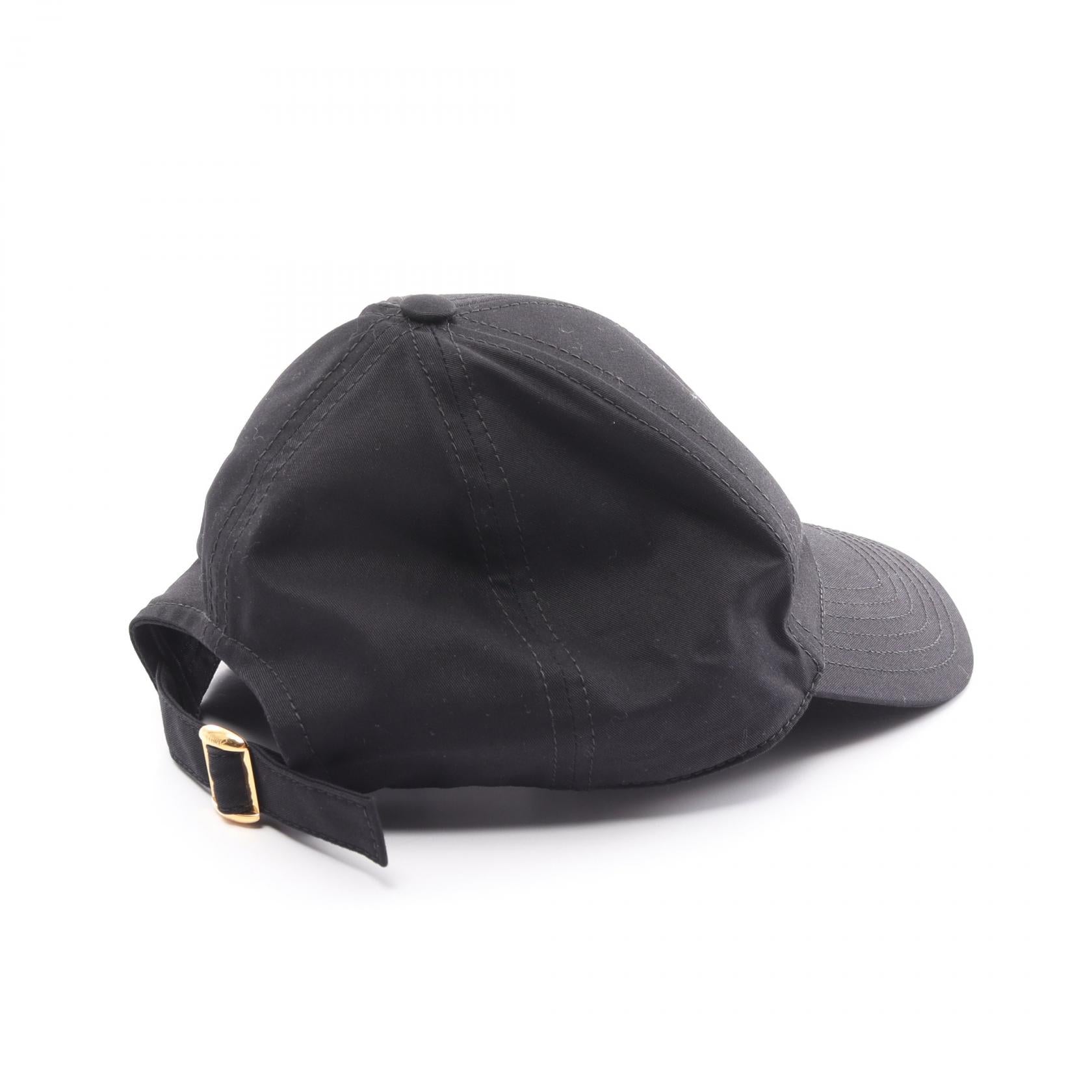 Celine Cotton Cap Black 2AUA1969P