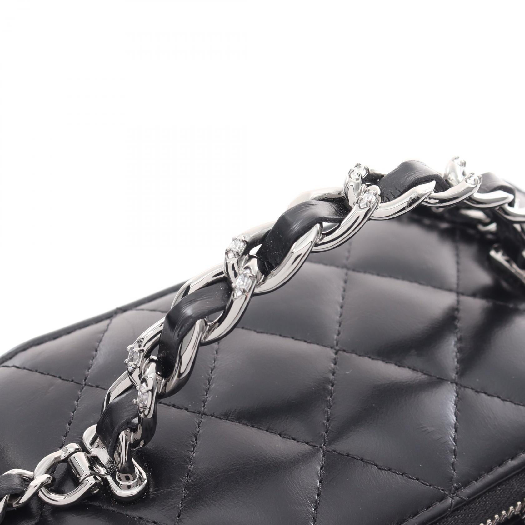 Chanel Lambskin Matelasse Top Handle Bag AP3593