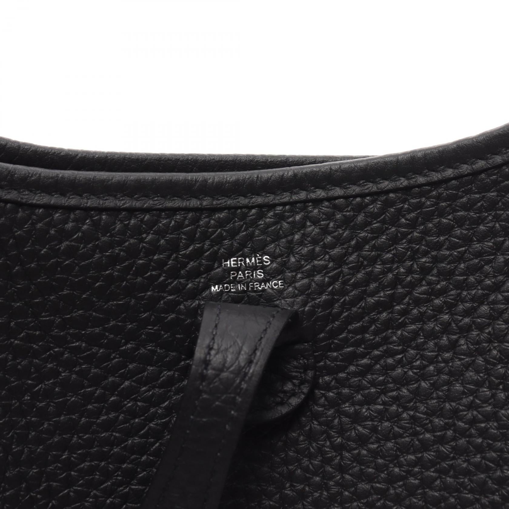 Hermes Evelyne TPM Amazon Shoulder Bag Black