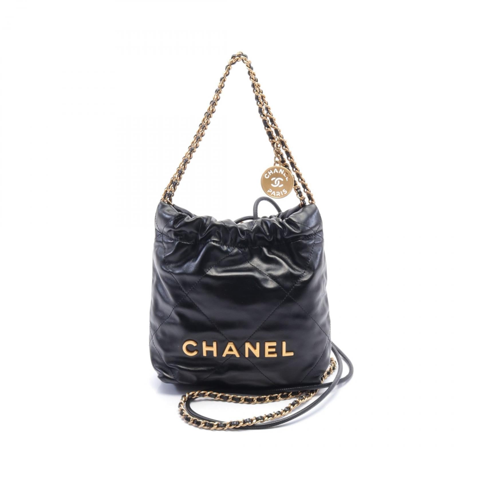 Chanel 22 Mini Lace Patchwork Shoulder Bag