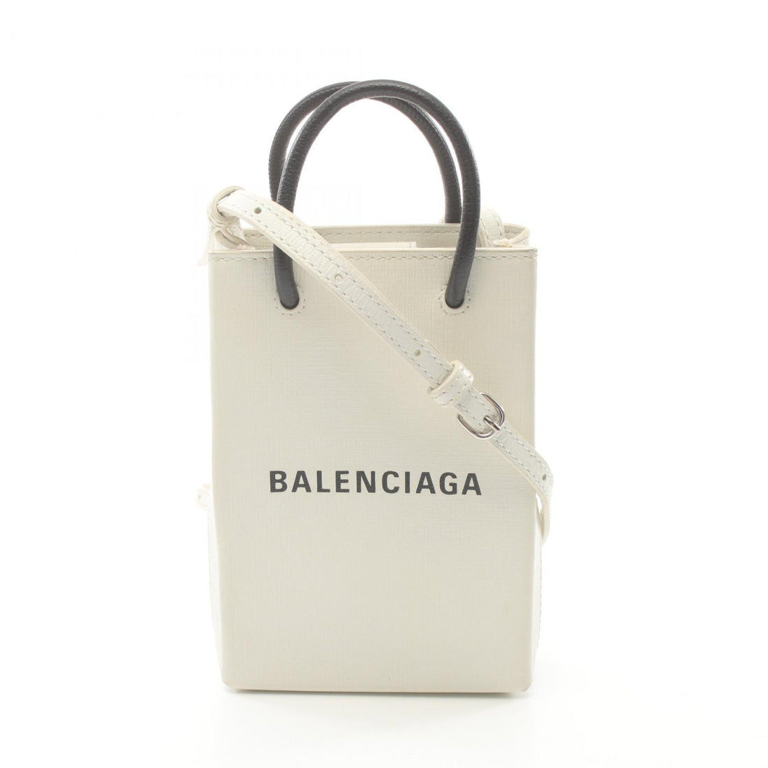 Balenciaga Leather Phone Holder Crossbody Bag