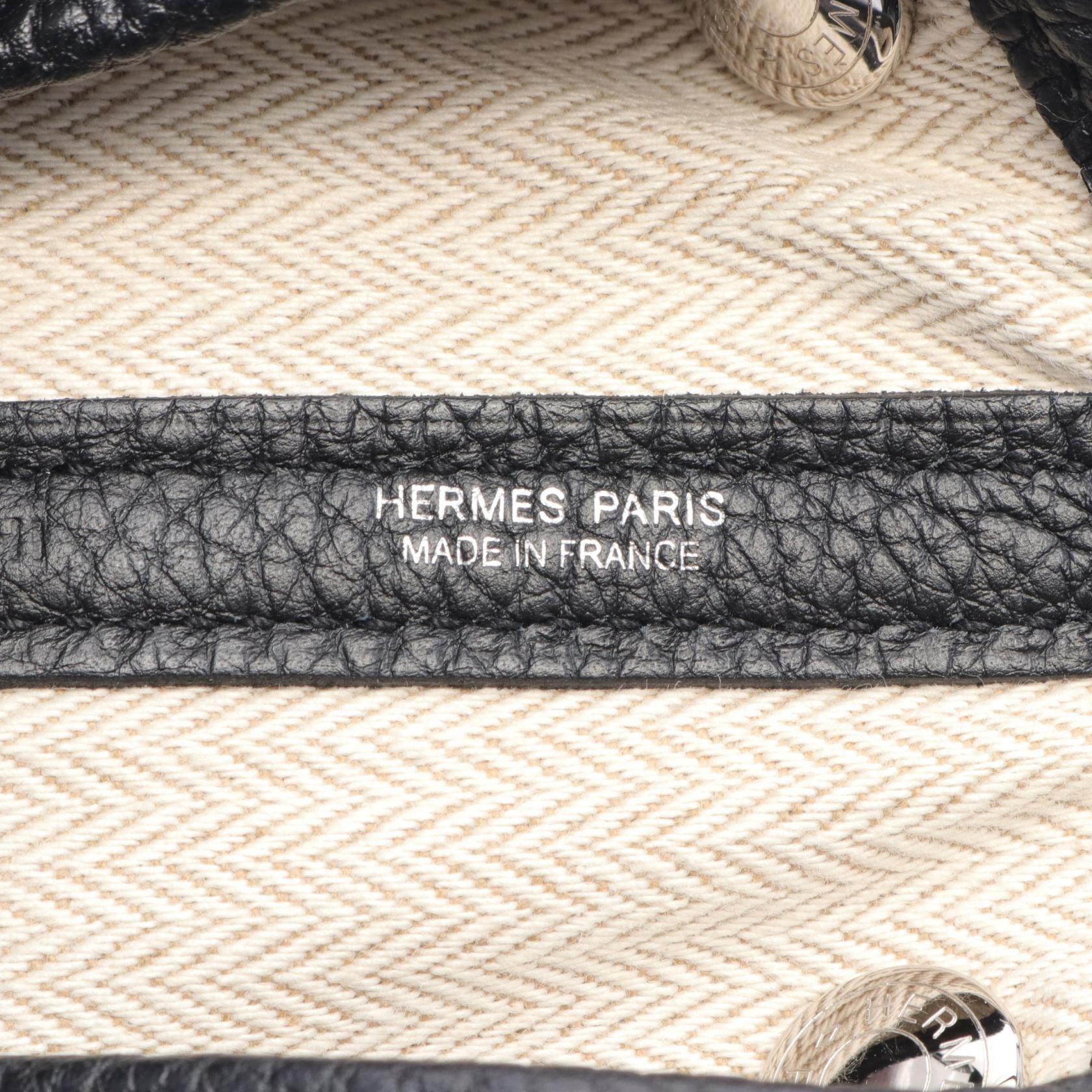 Hermes Garden Party TPM Tote Bag Black