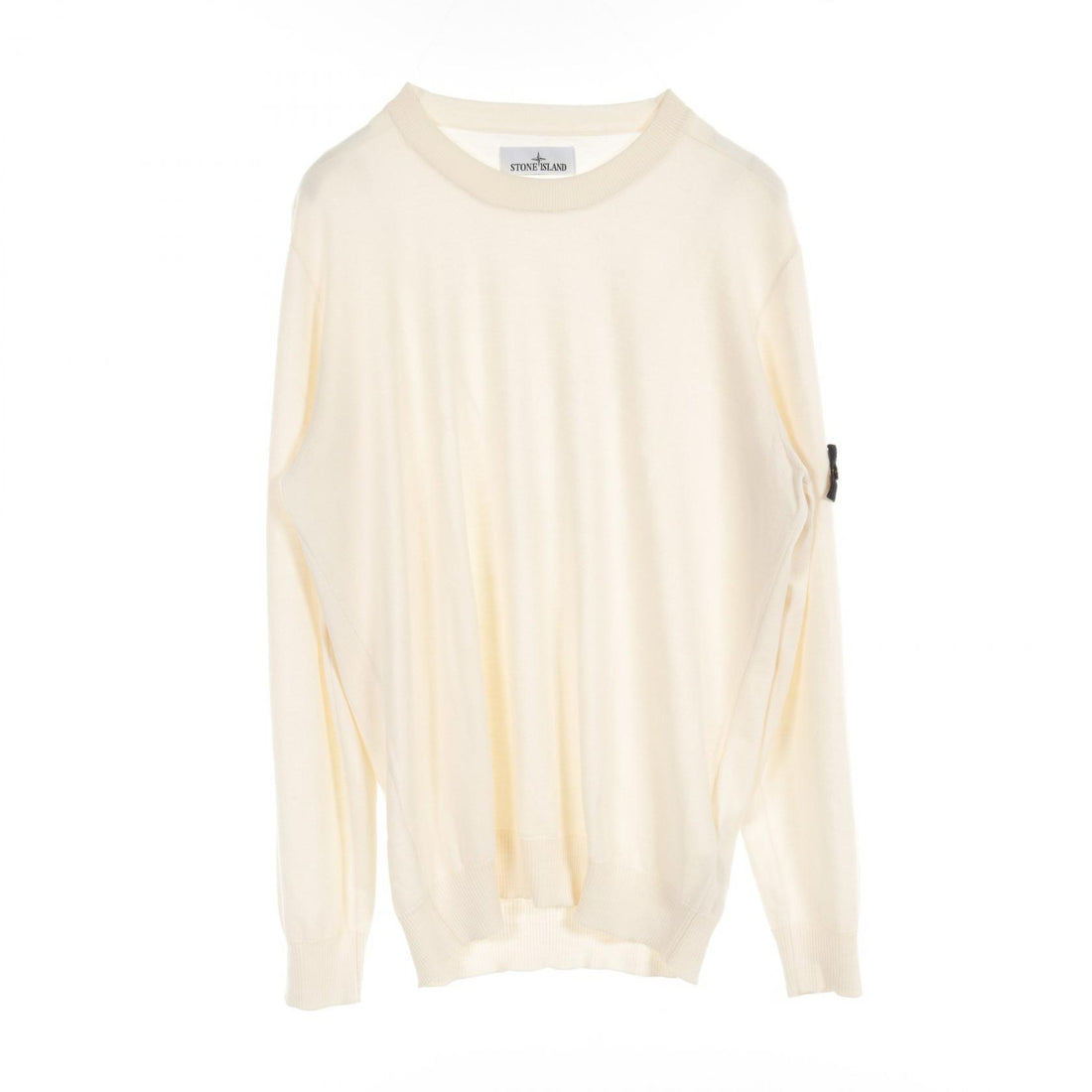 Stone Island Wool Knit Top Ivory XL