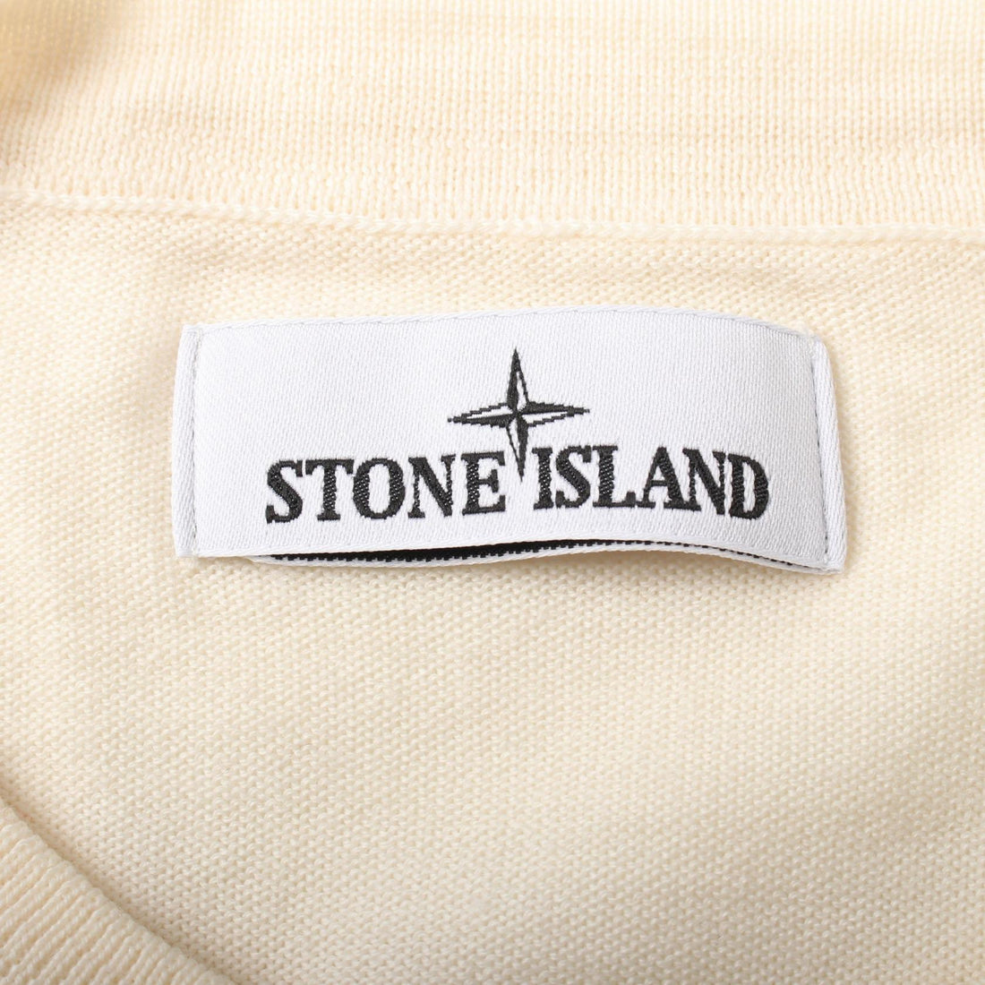 Stone Island Wool Knit Top Ivory XL