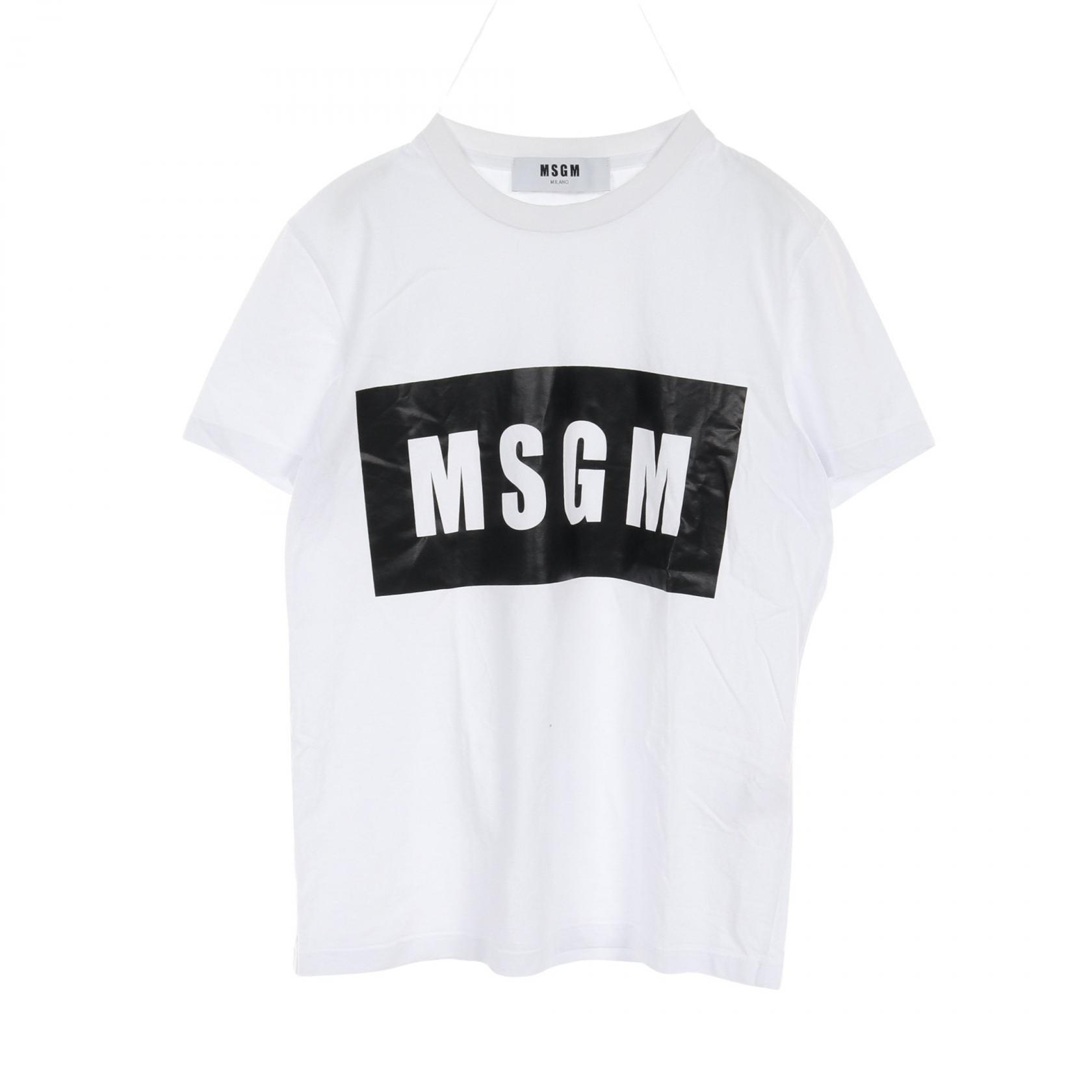 MSGM Cotton Top White/Black XS 2642MDM195