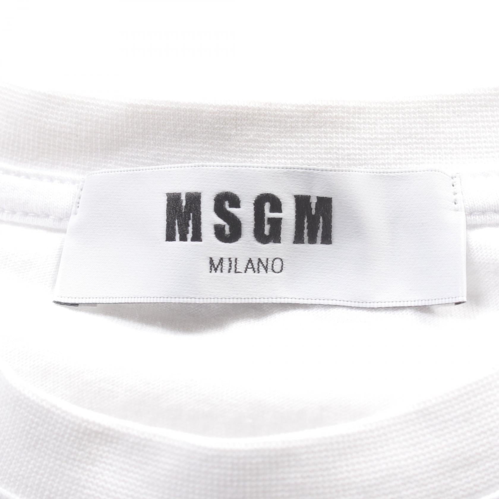 MSGM Cotton Top White/Black XS 2642MDM195