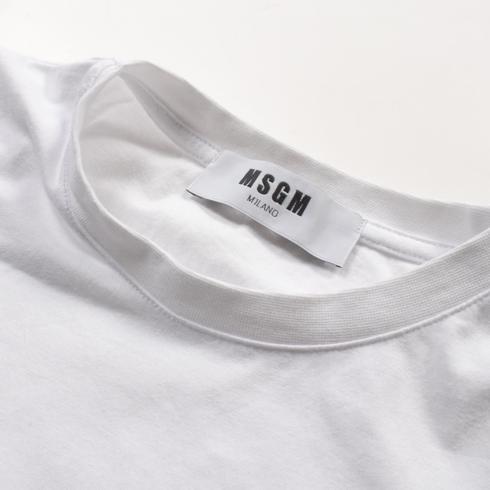 MSGM Cotton Top White/Black XS 2642MDM195