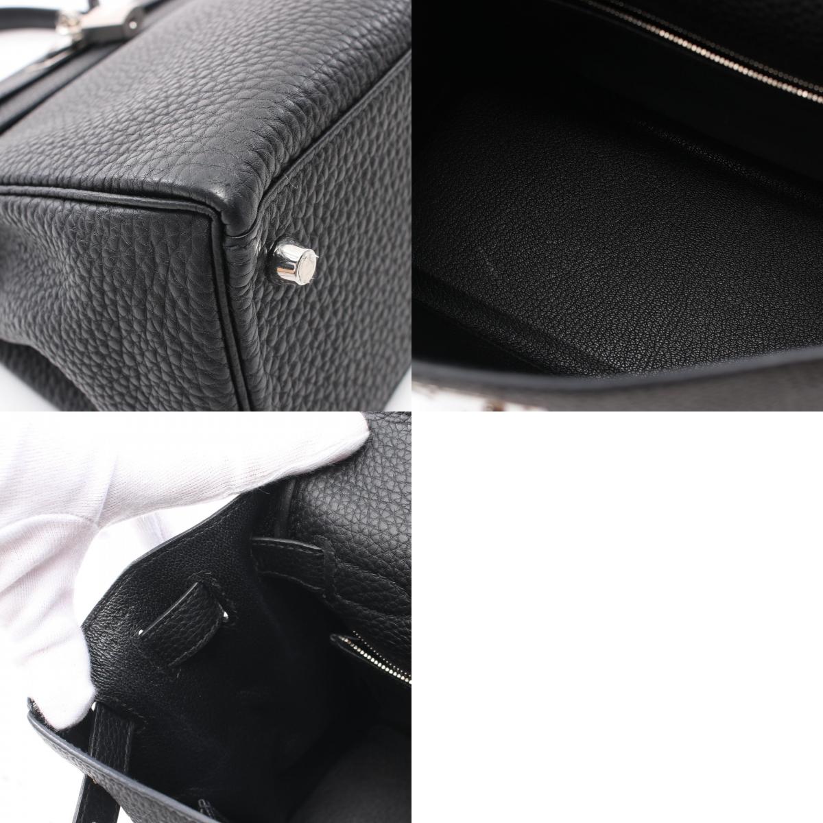 Hermes Kelly 28 Togo Handbag Black