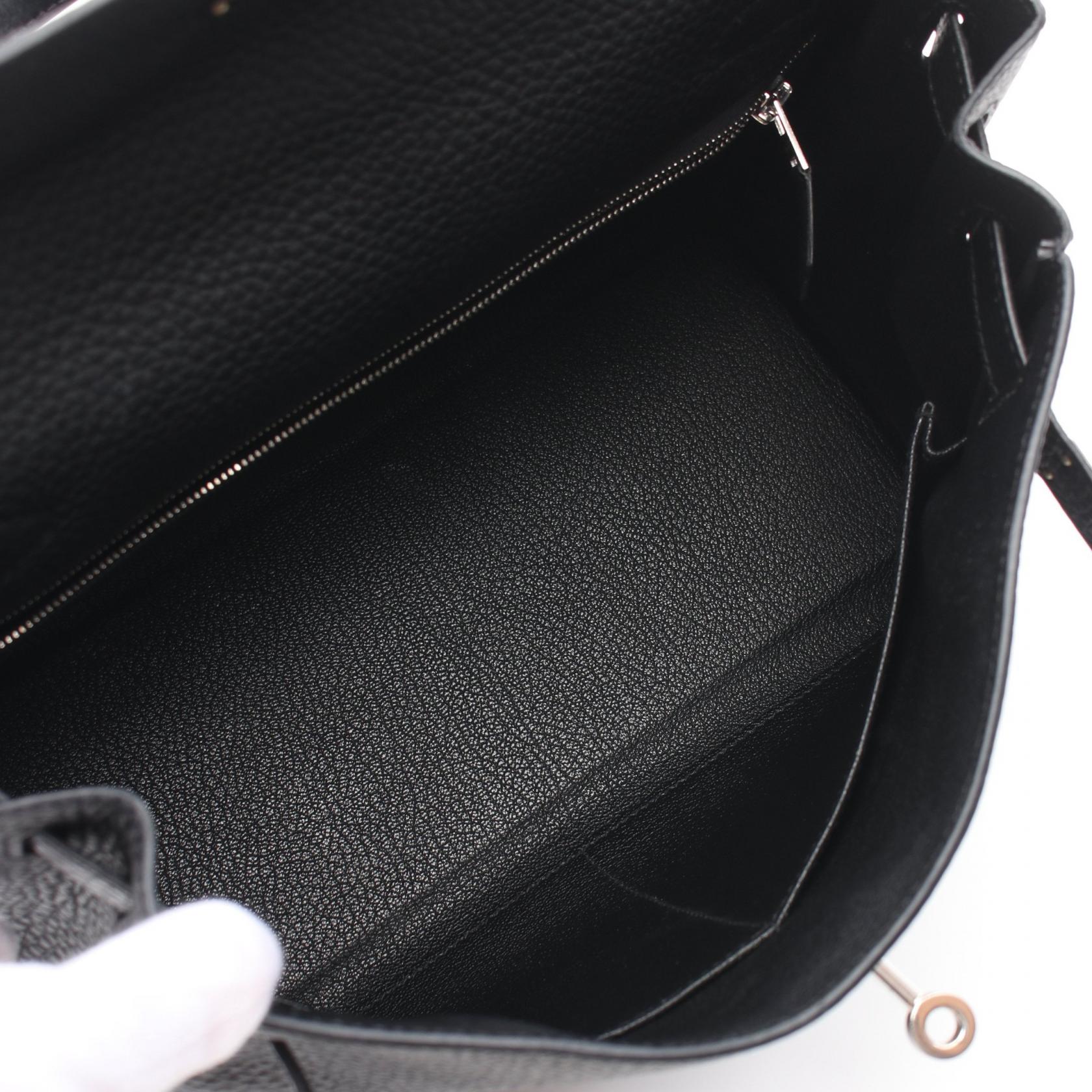 Hermes Kelly 28 Togo Handbag Black