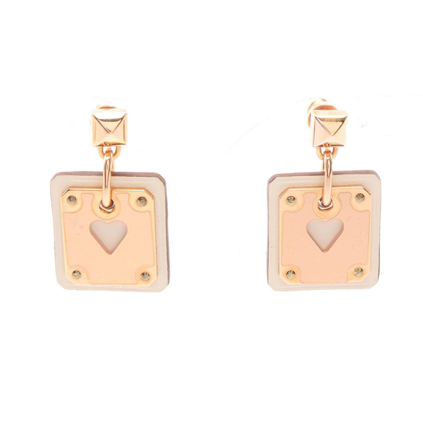 Hermes As de Coeur Earrings