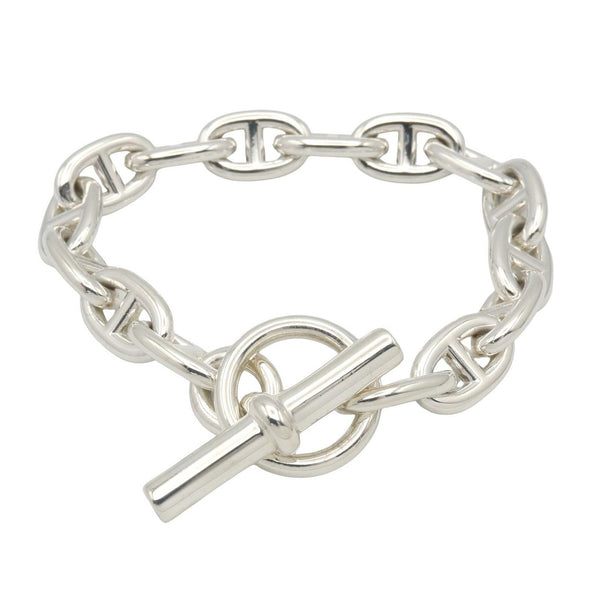 Hermes Chaine dAncre MM Silver Bracelet