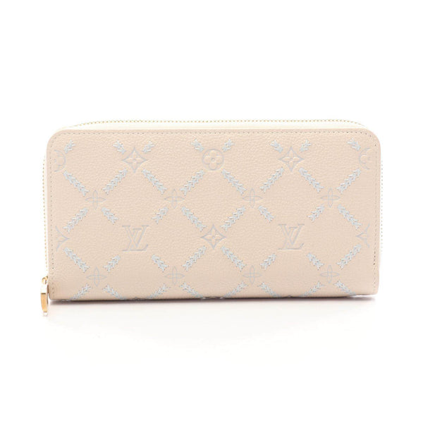 Louis Vuitton Zippy Wallet Monogram Empreinte Quartz Couture Long Wallet