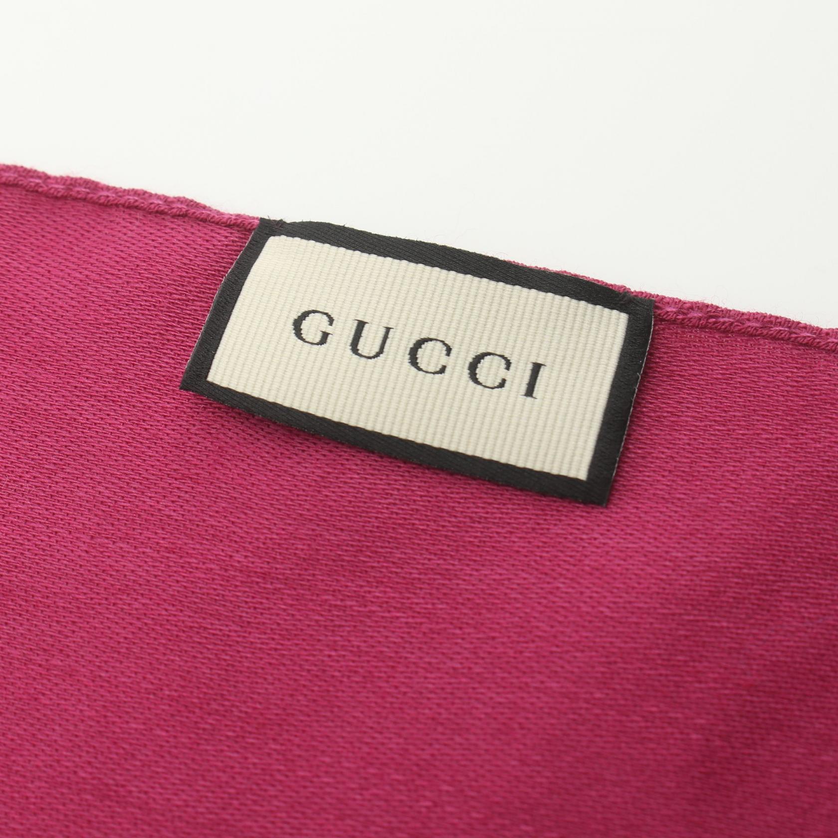 Gucci Wool Silk GG Pattern Shawl