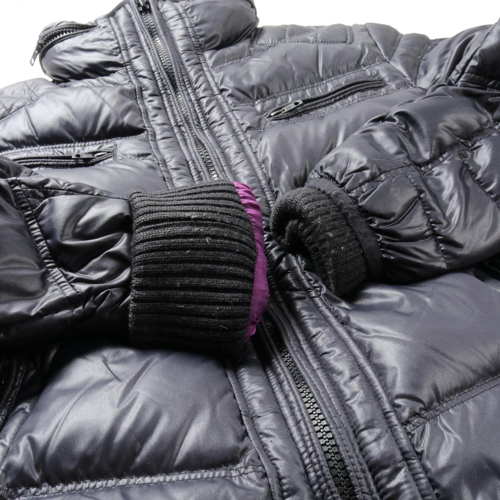 DIESEL Nylon Down Jacket Black Men