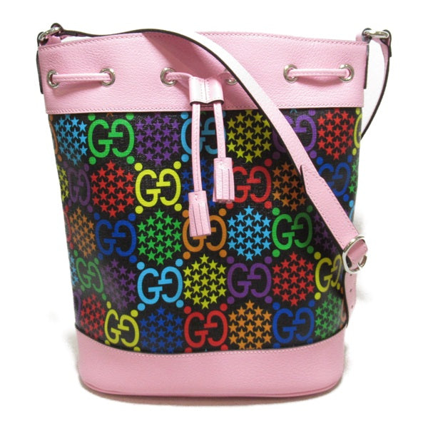 Gucci GG Psychedelic Bucket Bag  Canvas Crossbody Bag 598149.0 in Great Condition