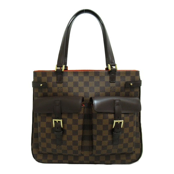 Louis Vuitton Damier Ebene Uzes Canvas Tote Bag N51128 in Great Condition