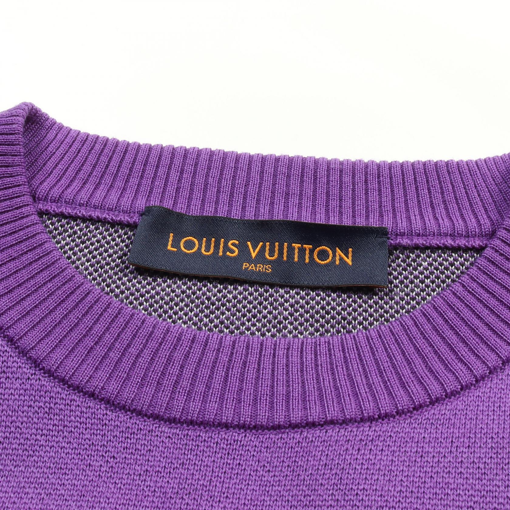 Louis Vuitton Wool Jacquard Knit Top