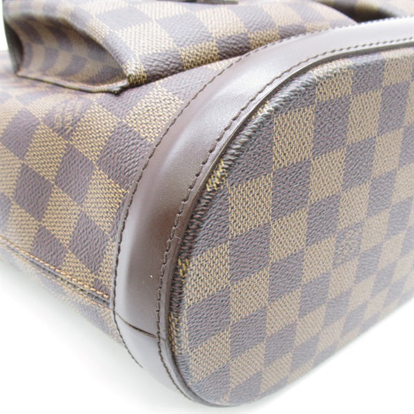 Louis Vuitton Damier Ebene Manosque GM with Pouch Canvas Tote Bag N51120 in Excellent Condition