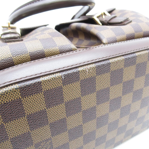 Louis Vuitton Damier Ebene Manosque GM with Pouch Canvas Tote Bag N51120 in Excellent Condition