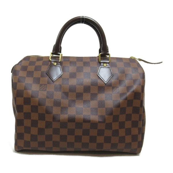 Louis Vuitton Damier Ebene Speedy 30 Canvas Handbag N41531 in Great Condition