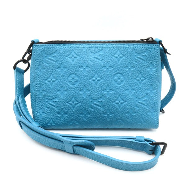 Louis Vuitton Monogram Empreinte Triangle Messenger Leather Crossbody Bag M55925 in Excellent condition