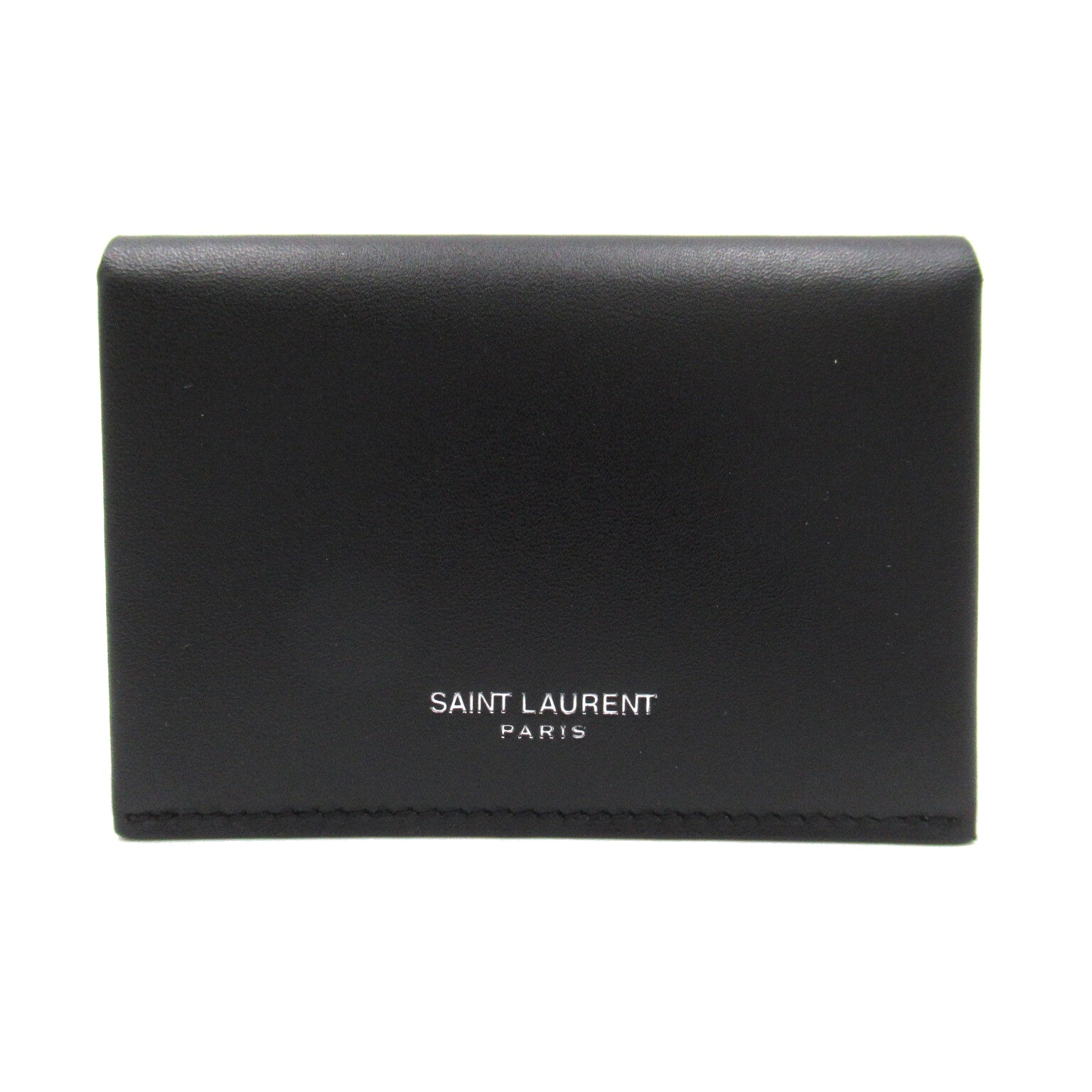 Yves Saint Laurent Leather Business Card Holder Leather Business card case 777397 in Great Condition