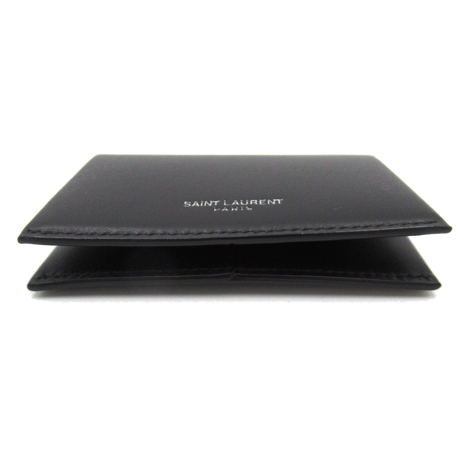 Yves Saint Laurent Leather Business Card Holder Leather Business card case 777397 in Great Condition