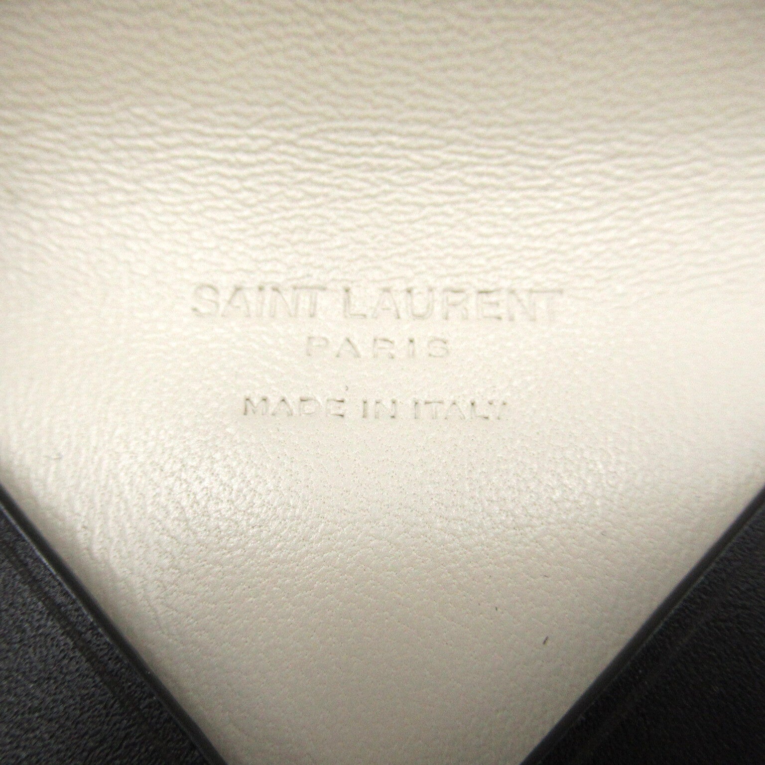 Yves Saint Laurent Leather Business Card Holder Leather Business card case 777397 in Great Condition