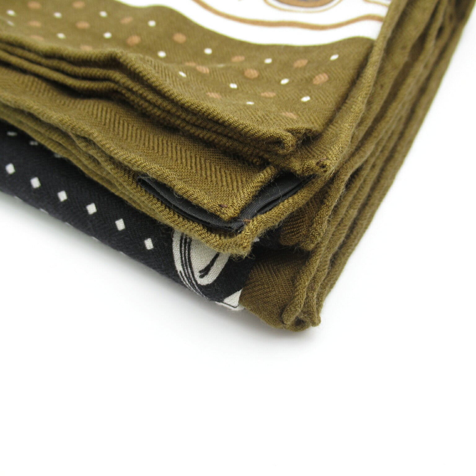 Hermes Cashmere Scarf Khaki