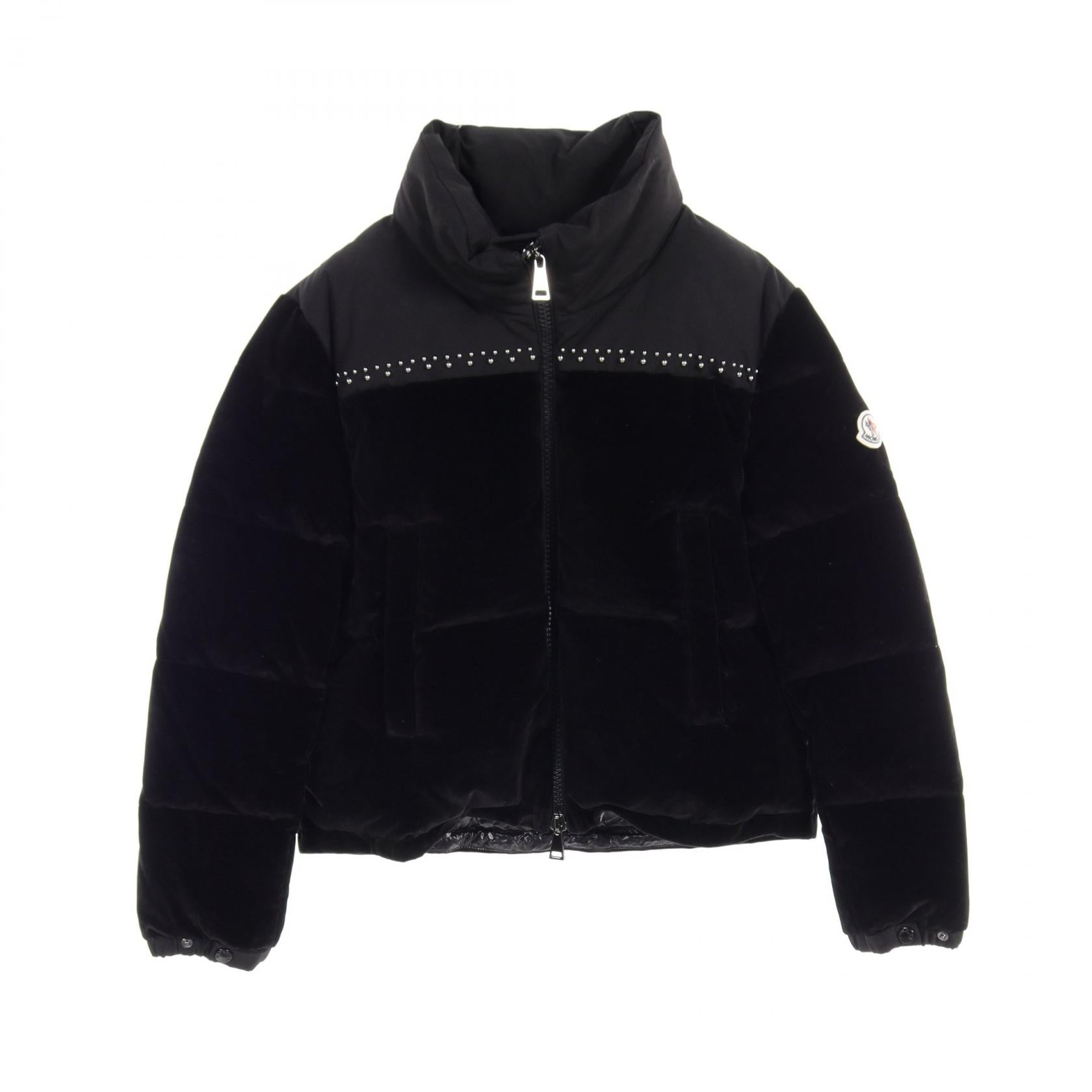 Moncler Girotte Down Jacket Cotton/Polyester Black