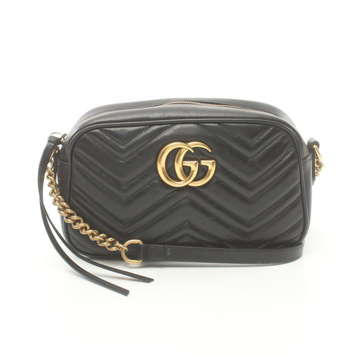 Gucci GG Marmont Chain Shoulder Bag Leather Shoulder Bag 447632 in Very Good Condition