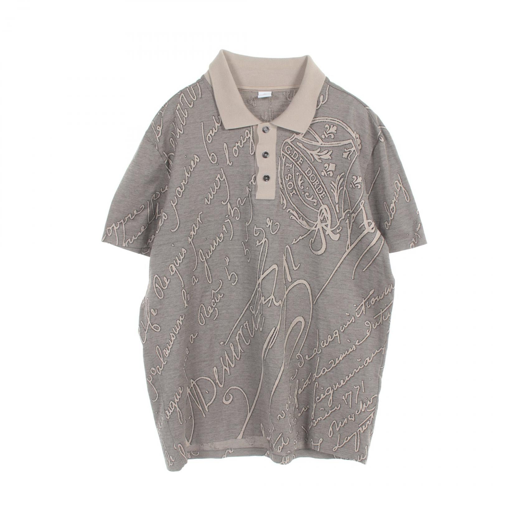 Berluti Scritto Cotton Polo Shirt Men