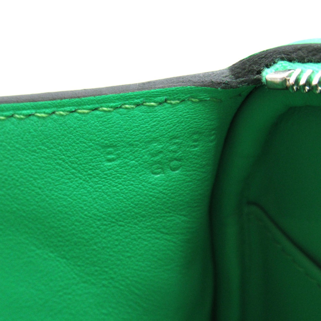 Hermes Mini Lindy Leather Shoulder Bag Green