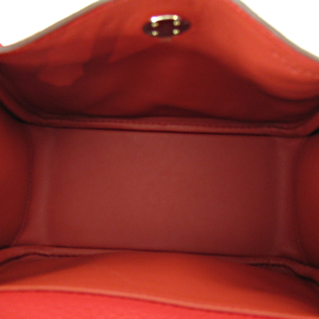 Hermes Lindy Mini Vermilion Leather Shoulder Bag