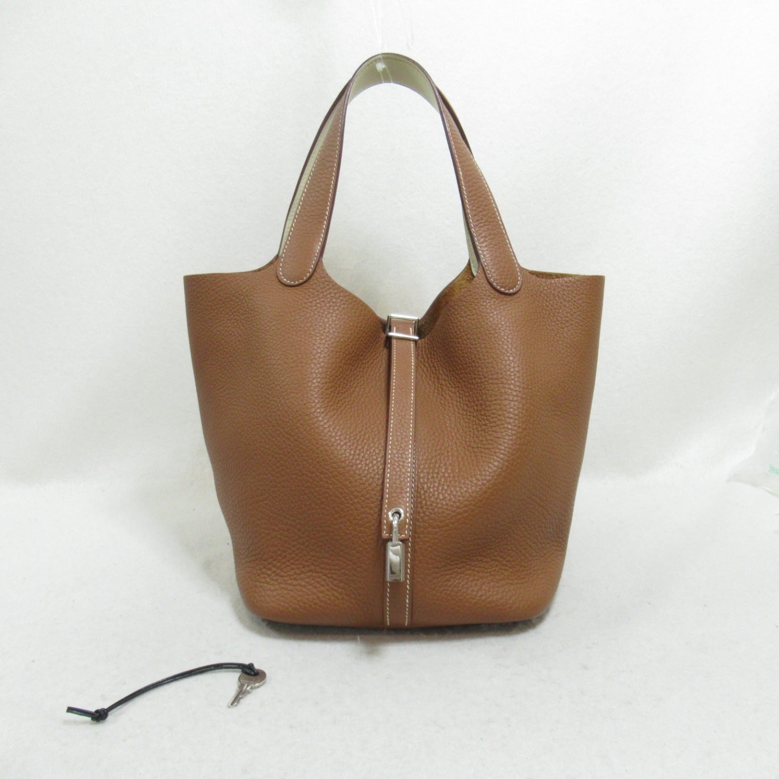 Hermes Picotin Lock MM Eclat Leather Handbag