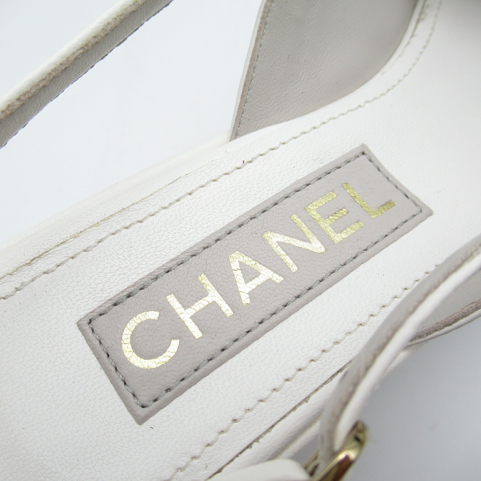 Chanel Leather Sandals White G45009B13063