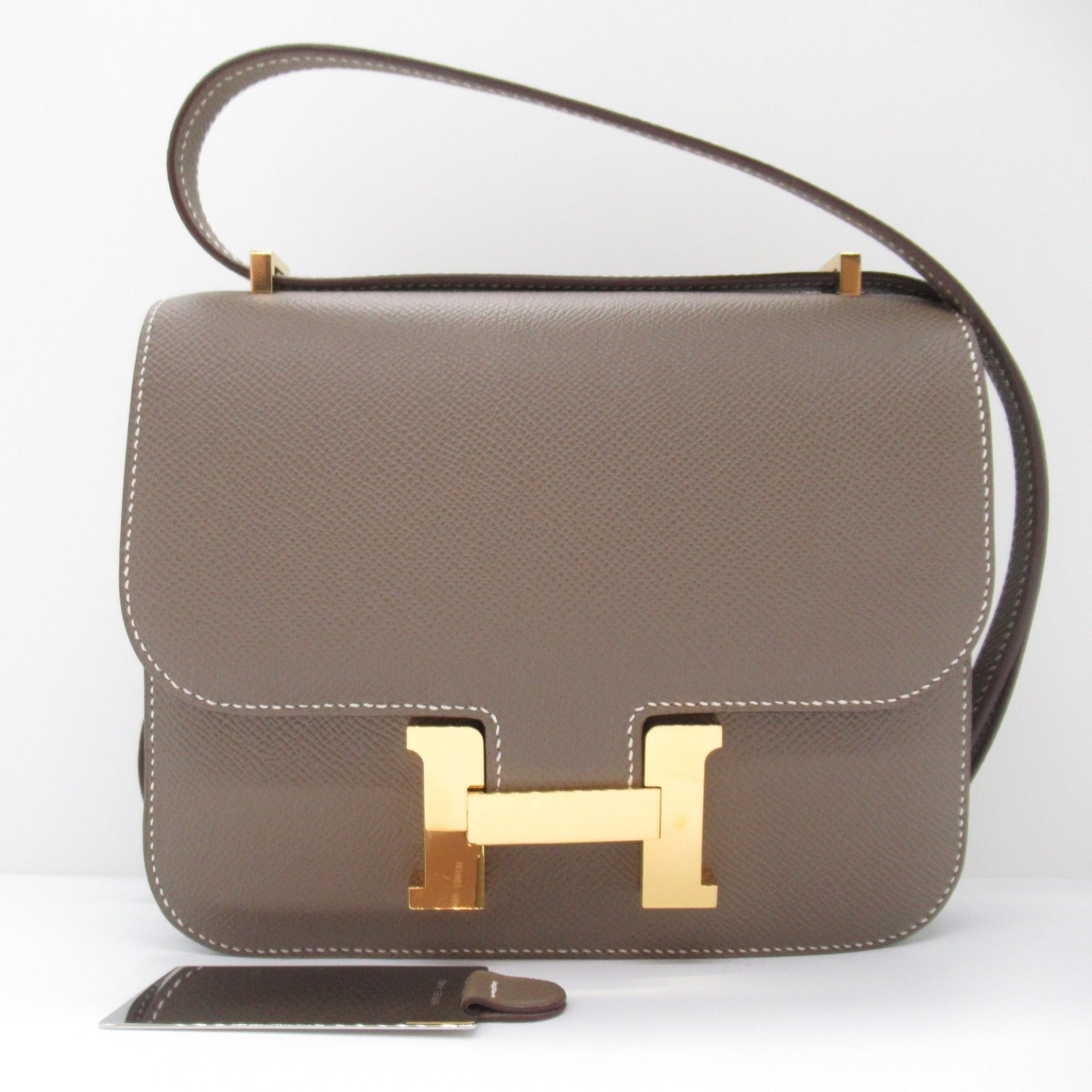 Hermes Constance Mini Leather Shoulder Bag