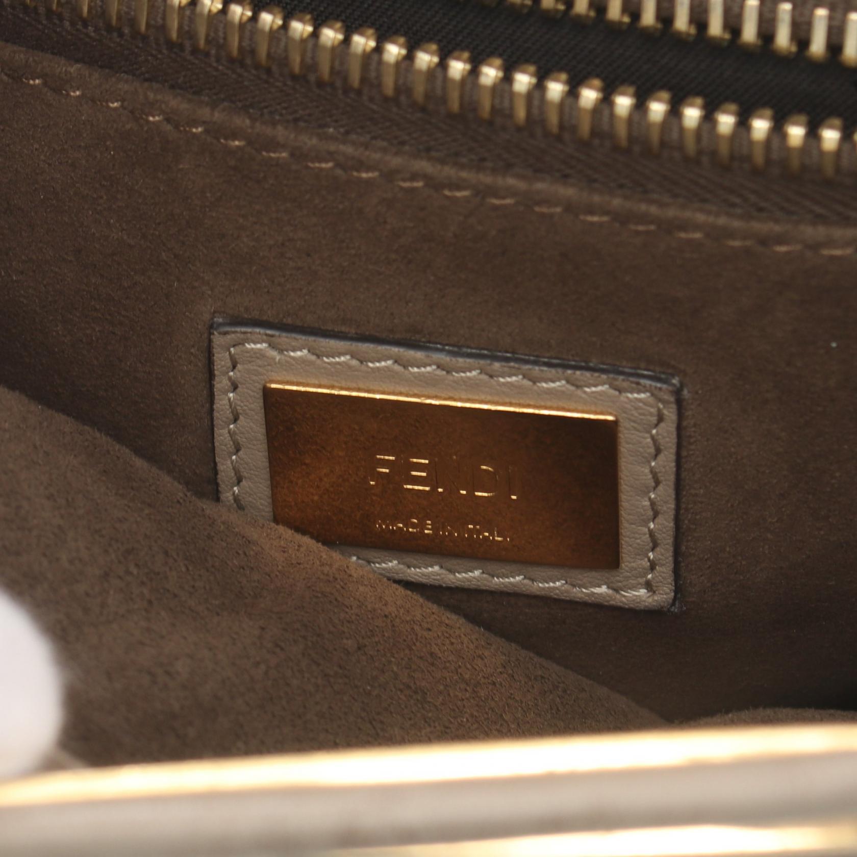 Fendi Peekaboo Regular Selleria Leather Handbag