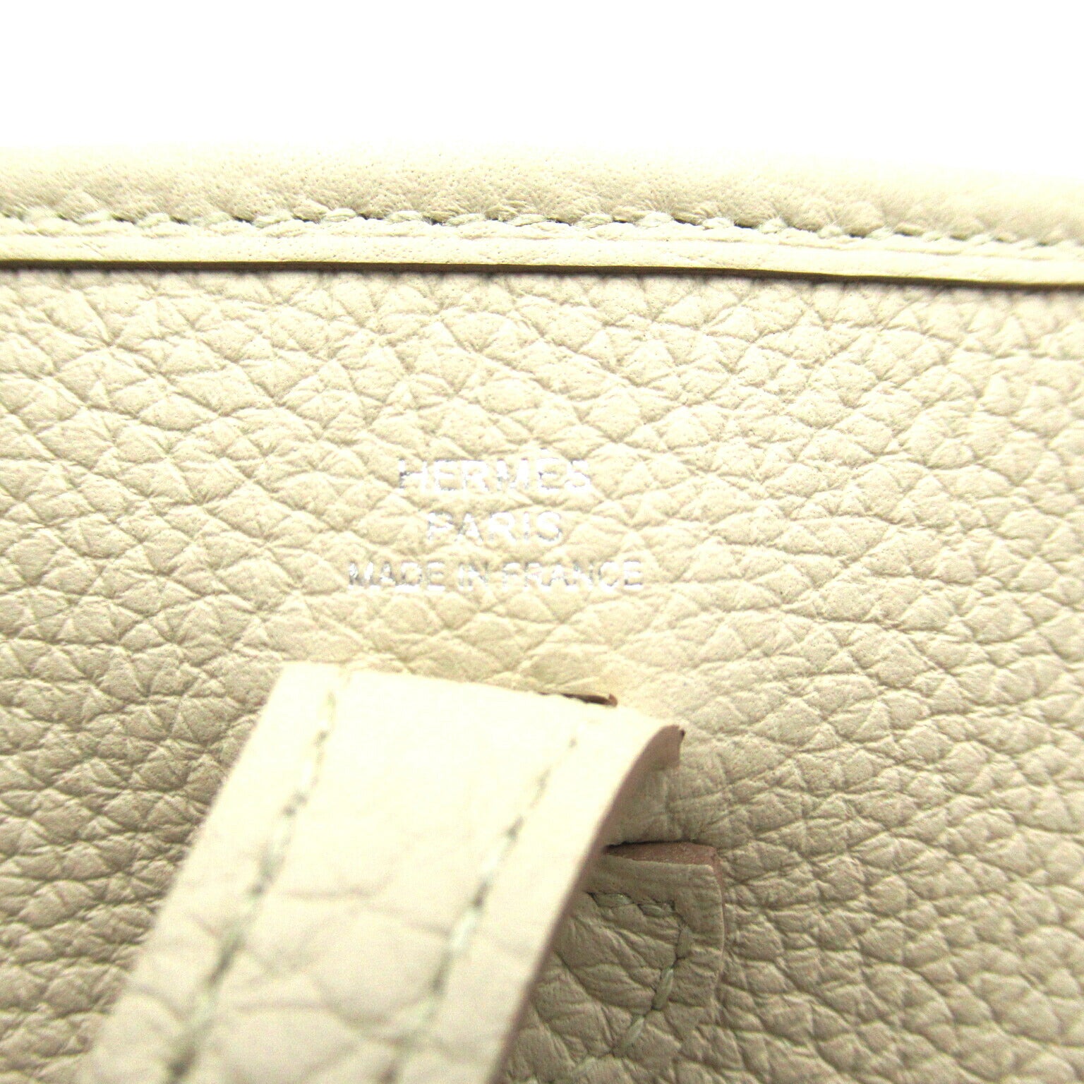 Hermes Evelyne TPM Shoulder Bag Ivory Leather