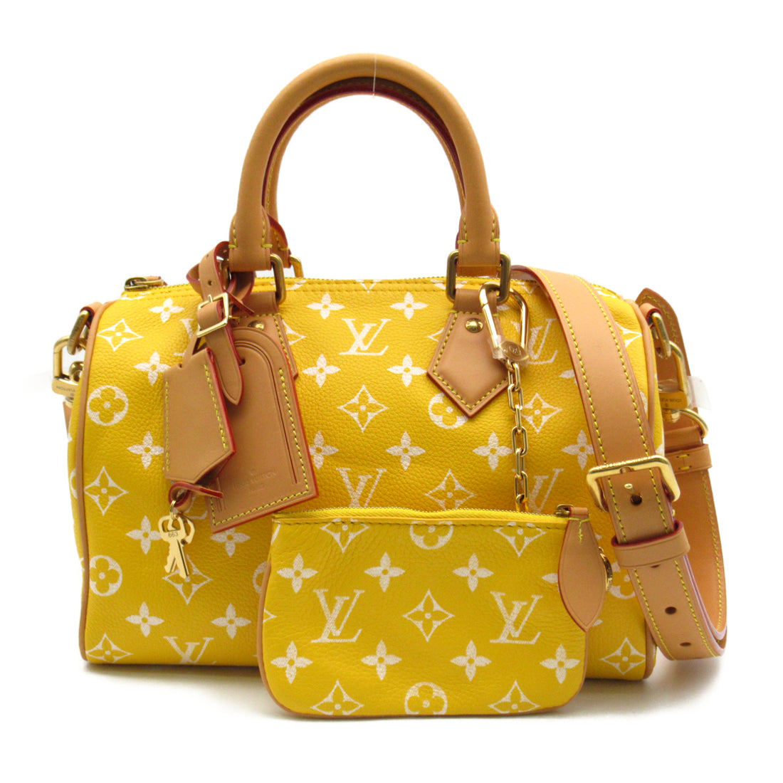 Louis Vuitton Monogram Speedy P9 Bandoulière 25 Leather Shoulder Bag M24426 in Excellent Condition