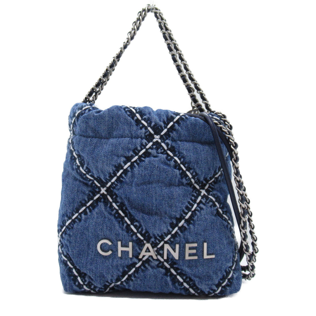 Chanel Denim Mini Chain Shoulder Bag AS3980