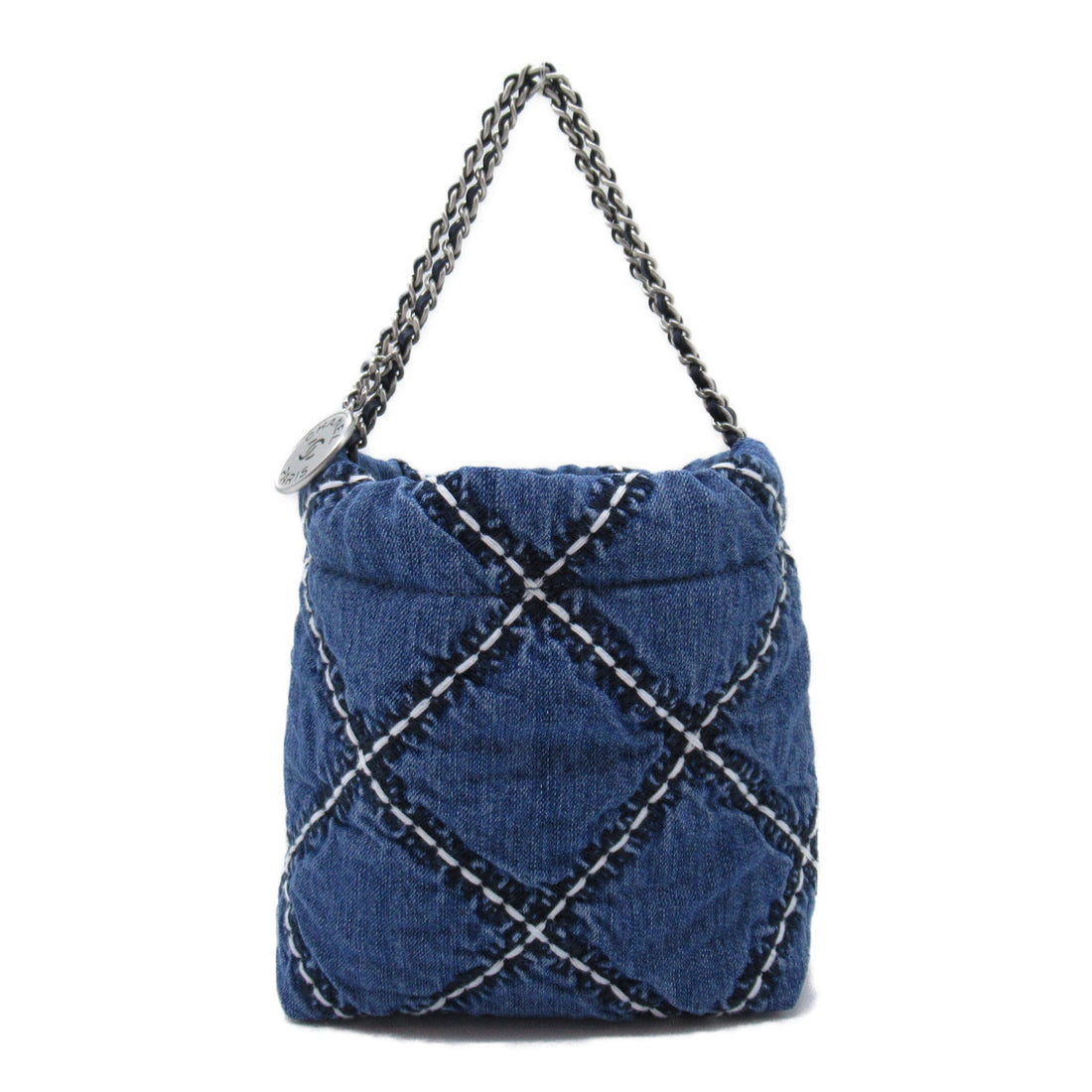 Chanel Denim Mini Chain Shoulder Bag AS3980