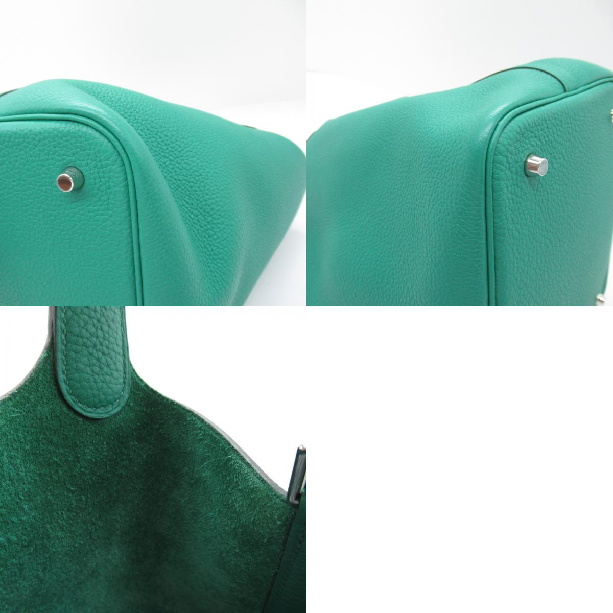 Hermes Picotin Lock MM Green Handbag