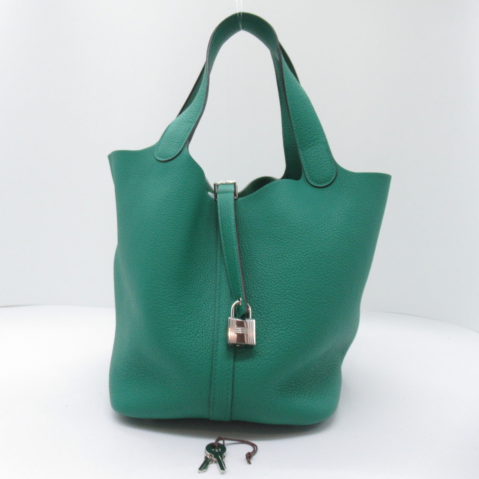 Hermes Picotin Lock MM Green Handbag