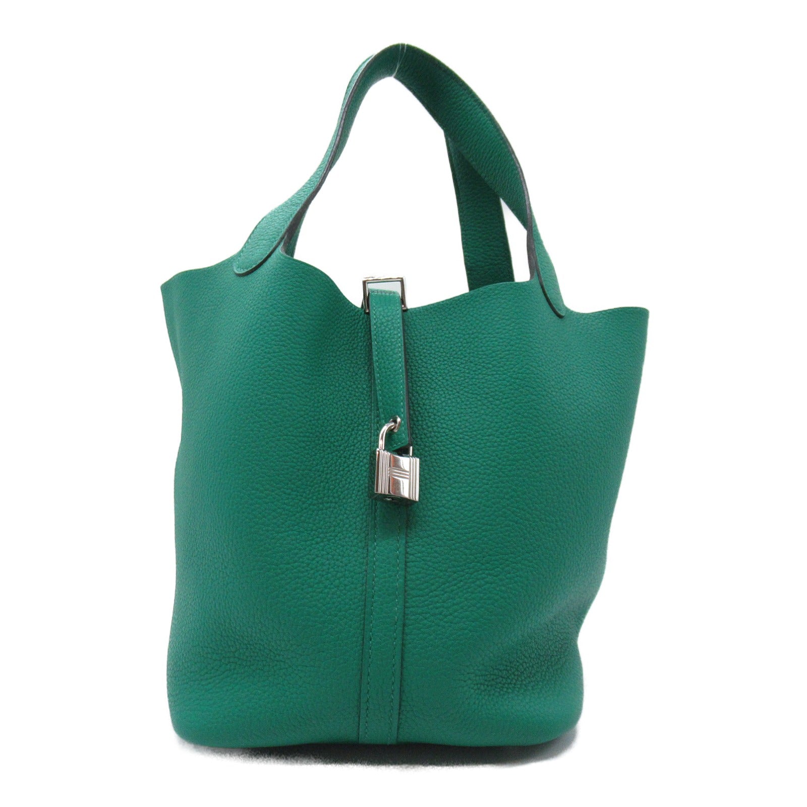 Hermes Picotin Lock MM Green Handbag