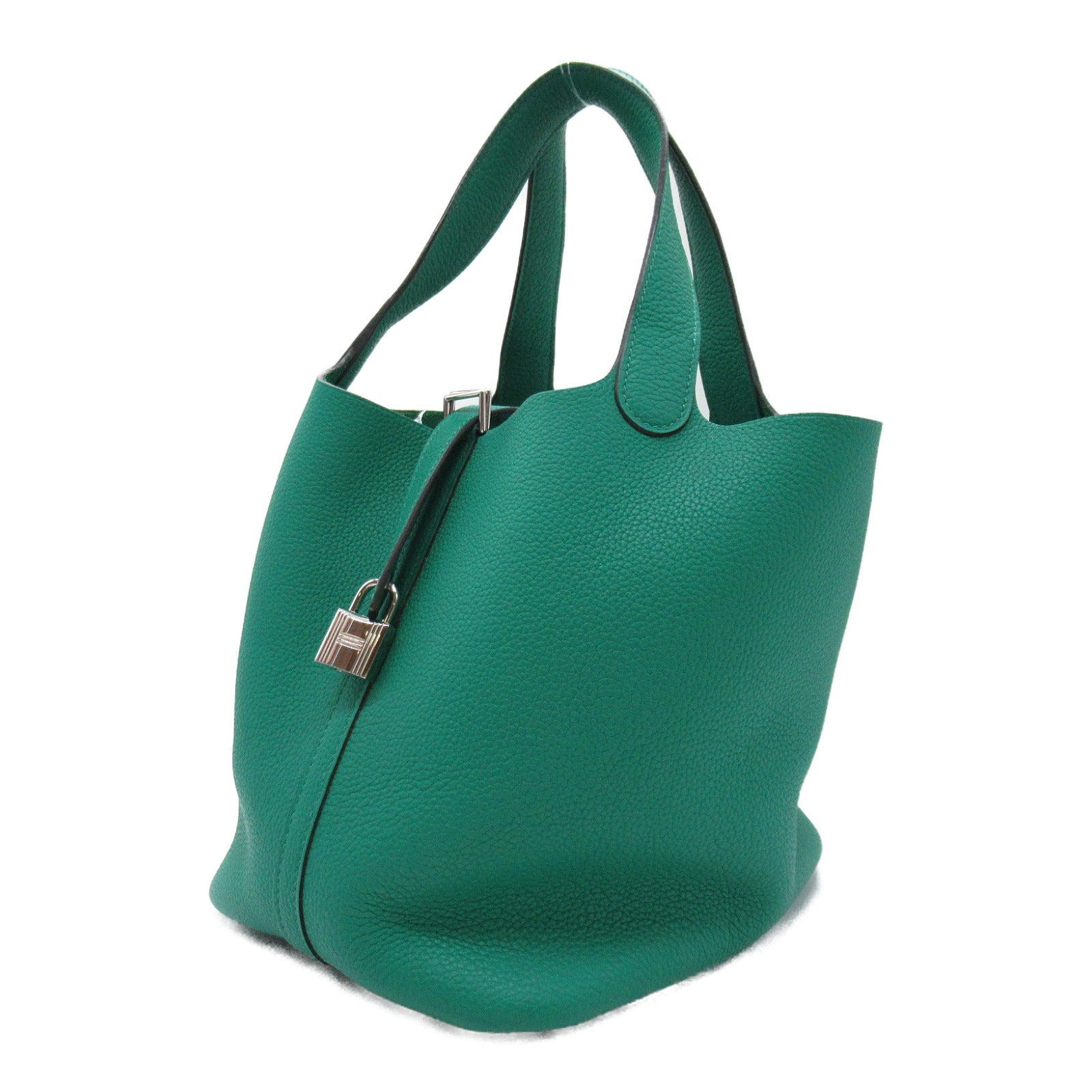 Hermes Picotin Lock MM Green Handbag