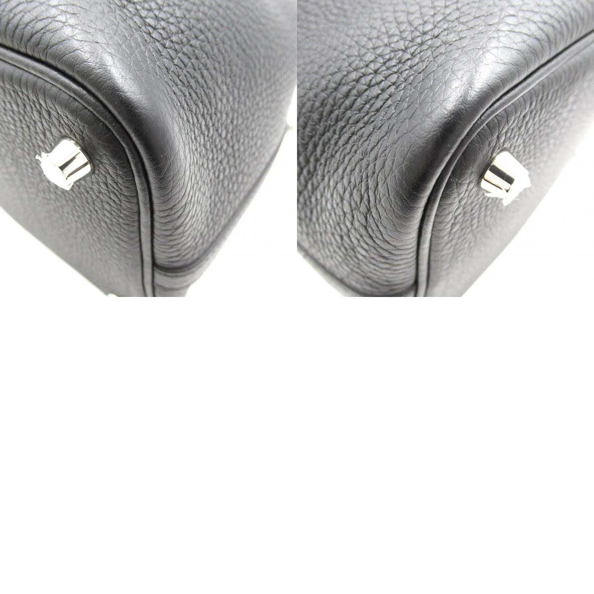 Hermes Picotin Lock PM Handbag Black Leather